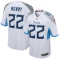 Maillot NFL Derrick Henry Tennessee Titans Nike Game Team colour Blanc