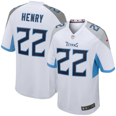 Nike NFL Game Team colour jersey Derrick Henry Tennessee Titans white