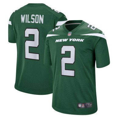Camiseta NFL Zach Wilson New York Jets Nike Game Team colour verde