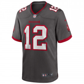 Maillot NFL Tom Brady Tampa Bay Buccaneers Nike Game Team colour Gris