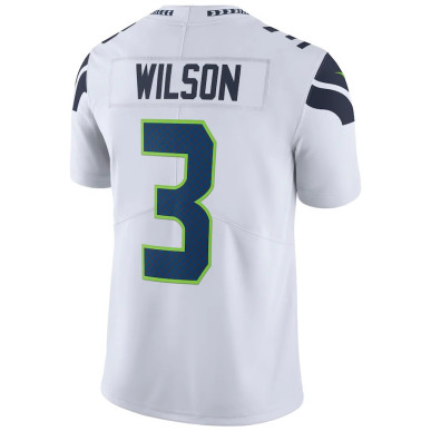 Nike NFL Game Team colour jersey Russell Wilson Seattle Seahawks White