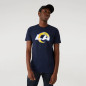 Men's New Era NFL Team Logo Tee Los Angeles Rams Navy