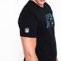 T-shirt NFL Carolina Panthers New Era Team Logo Negro para hombre