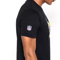 T-Shirt NFL Minnesota Vikings New Era Team Logo Noir Pour Homme