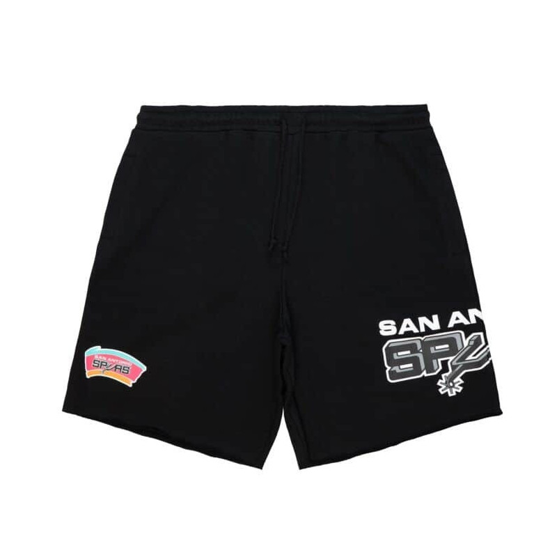 Men's Mitchell & Ness French Terry Short NBA San Antonio Spurs