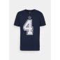 T-shirt NFL Dak Prescott Dallas Cowboys Nike Name & number Bleu Marine pour homme
