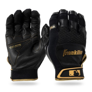 Gants de Batting Franklin Shok Sorb X Noir