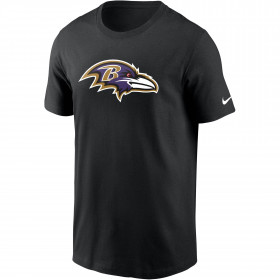 T-shirt NFL Baltimore Ravens Nike Logo Essential Noir pour homme