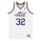 Mitchell & ness NBA Hardwood Classic swingman jersey Karl Malone Utah Jazz 1991-92 Blanco Mitchell & ness NBA Hardwood Classic swingman jersey Karl Malone Utah Jazz 1991-92 Blanco