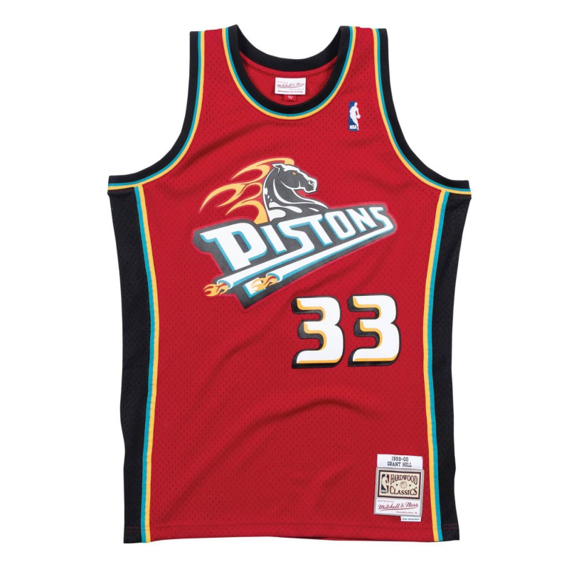 Camiseta NBA Grant Detroit Pistons 1998-99 & ness Classics Rojo