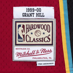 Maillot NBA Grant Hill Detroit Pistons 1998-99 Mitchell & ness Hardwood Classics Rouge