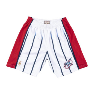 Men's Mitchell & Ness Swingman Short NBA Houston Rockets 1996-97 White