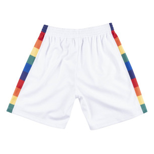 Men's Mitchell & Ness Swingman Short Denver Nuggets 1991-92 White