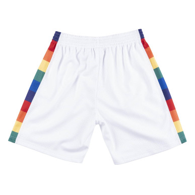 Short NBA Denver Nuggets 1991-92 Mitchell & Ness Swingman Blanco