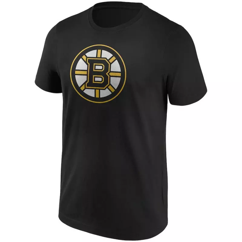T-shirt NHL Boston Bruins Fanatics Prima Logo Noir pour homme