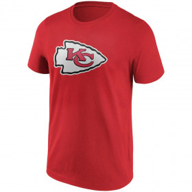 T-shirt NFL Kansas City Chiefs Fanatics Prima Logo Rojo para hombre
