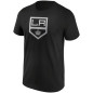 T-shirt NHL Los Angeles Kings Fanatics Prima Logo Negro para hombre