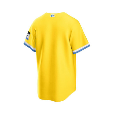 Maillot de Baseball MLB Boston Red Sox Nike city connect Jaune pour Junior