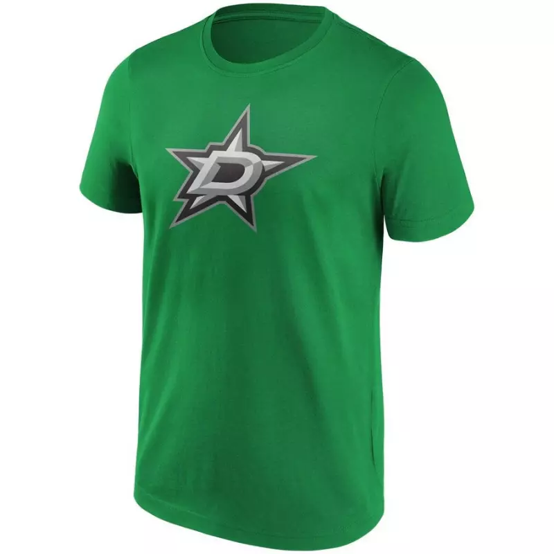 T-shirt NHL Dallas Stars Fanatics Prima Logo verde para hombre