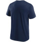 T-shirt NHL Edmonto Oilers Fanatics Prima Logo Azul para hombre