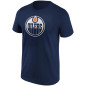 Fanatics Prima Logo T-shirt NHL Edmonto Oilers Navy
