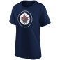 Fanatics Prima Logo T-shirt NHL Winnipeg Jets Navy