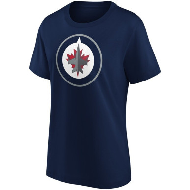 Fanatics Prima Logo T-shirt NHL Winnipeg Jets Navy