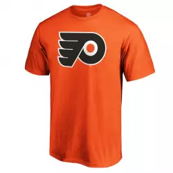 T-shirt NHL Philadelphia Flyers Fanatics Prima Logo Naranja para hombre