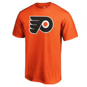 T-shirt NHL Philadelphia Flyers Fanatics Prima Logo Orange pour homme