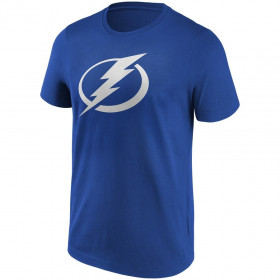 T-shirt NHL Tampa Bay Lightning Fanatics Prima Logo Bleu pour homme