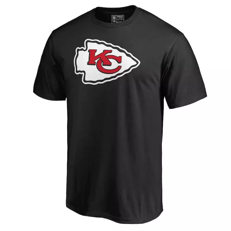 T-shirt NFL Kansas City Chiefs Fanatics Prima Logo Noir pour homme
