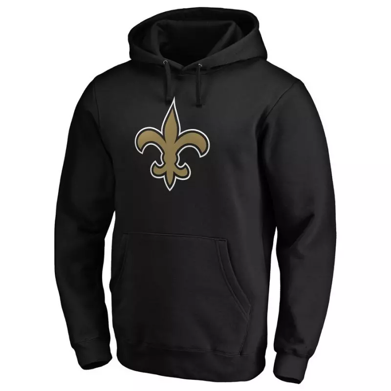 Sudadera con capucha NFL New Orleans Saints Fanatics Prima Logo Negro