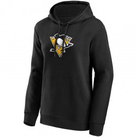 Sweat à capuche NHL Pittsburgh Penguins Fanatics Prima Logo Noir