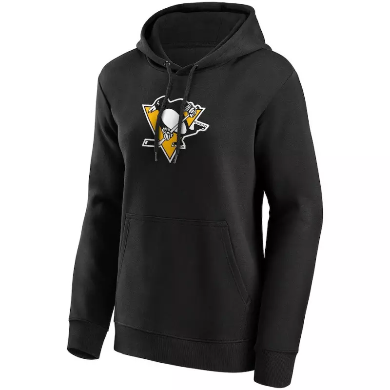 Sudadera con capucha NHL Pittsburgh Penguins Fanatics Prima Logo Negro