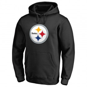 Sweat à capuche NFL Pittsburgh Steelers Fanatics Prima Logo Noir