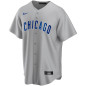 Men's Nike Replica Road MLB jersey Chicago Cubs Grey