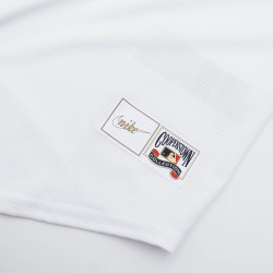 Camiseta de beisbol MLB Los Angeles Dodgers Nike Replica Cooperstown Blanco para Hombre