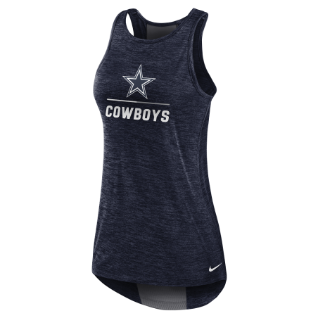Women's Nike Dri Fit Team Tank NFL Dallas Cowboys Navy