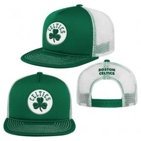 Gorra NBA Boston Celtics Outerstuff Team Slouch Adjustable Verde para nino