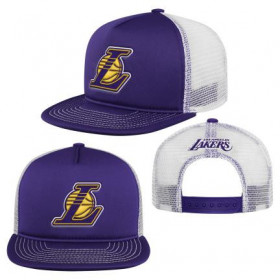 Gorra NBA Los Angeles Lakers Outerstuff Team Slouch Adjustable purpura para nino