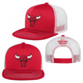 Gorra NBA Chicago Bulls Outerstuff Team Slouch Adjustable rojo para nino