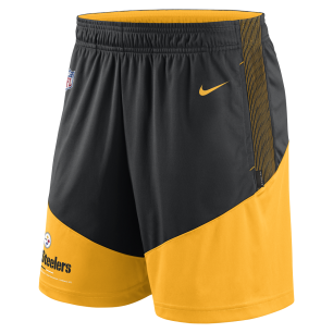 Men's Nike Dri Fit Knit Short NFL Pittsburgh Steelers Gold