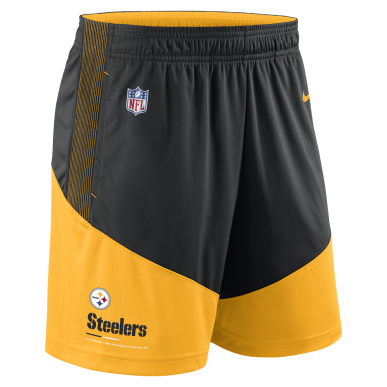 Men's Nike Dri Fit Knit Short NFL Pittsburgh Steelers Gold