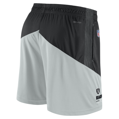 Short NFL Las Vegas Raiders Nike Dri Fit Knit Noir pour homme
