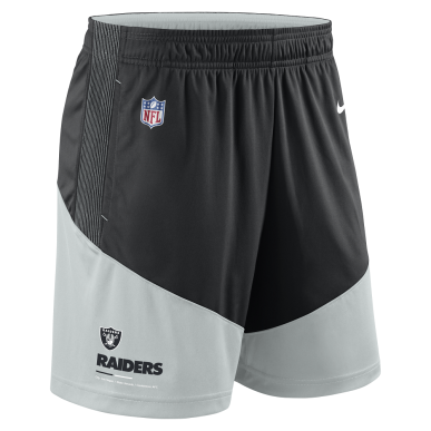 Short NFL Las Vegas Raiders Nike Dri Fit Knit Negro para hombre
