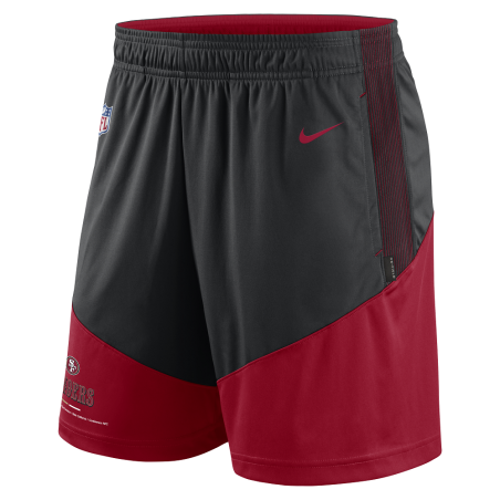 Short NFL San Francisco 49ers Nike Dri Fit Knit Rojo para hombre