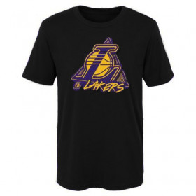 T-shirt NBA Los Angeles Lakers Swish Cotton Noir pour enfant