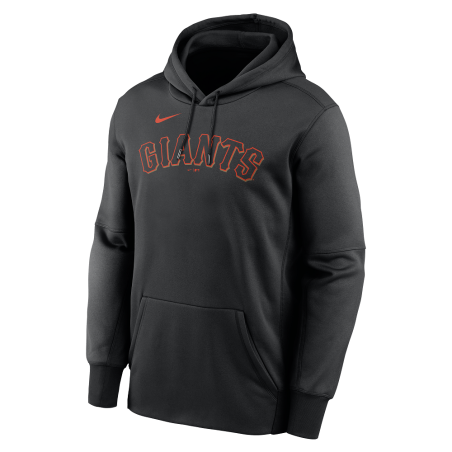 Men's Nike Wordmark Therma Hoodie MLB San Francisco Giants Black
