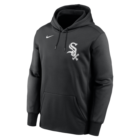 Sudadera MLB Chicago White Sox Nike Wordmark Therma Negro Para hombre