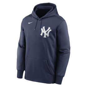 Sudadera MLB New York Yankees Nike Wordmark Therma Marina Para hombre
